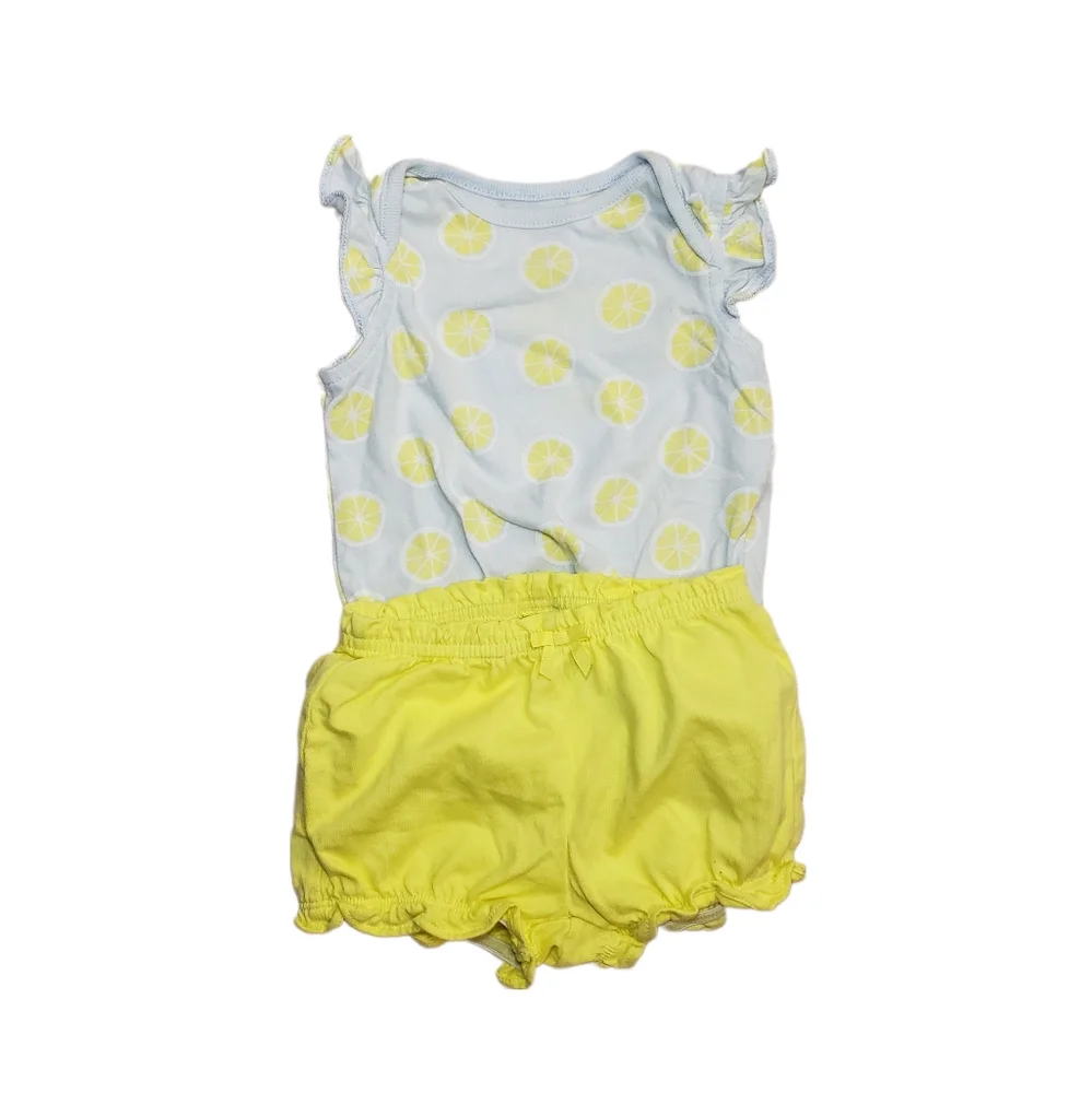 Baby Gap & Gymboree 3-6m Lemon Outfit